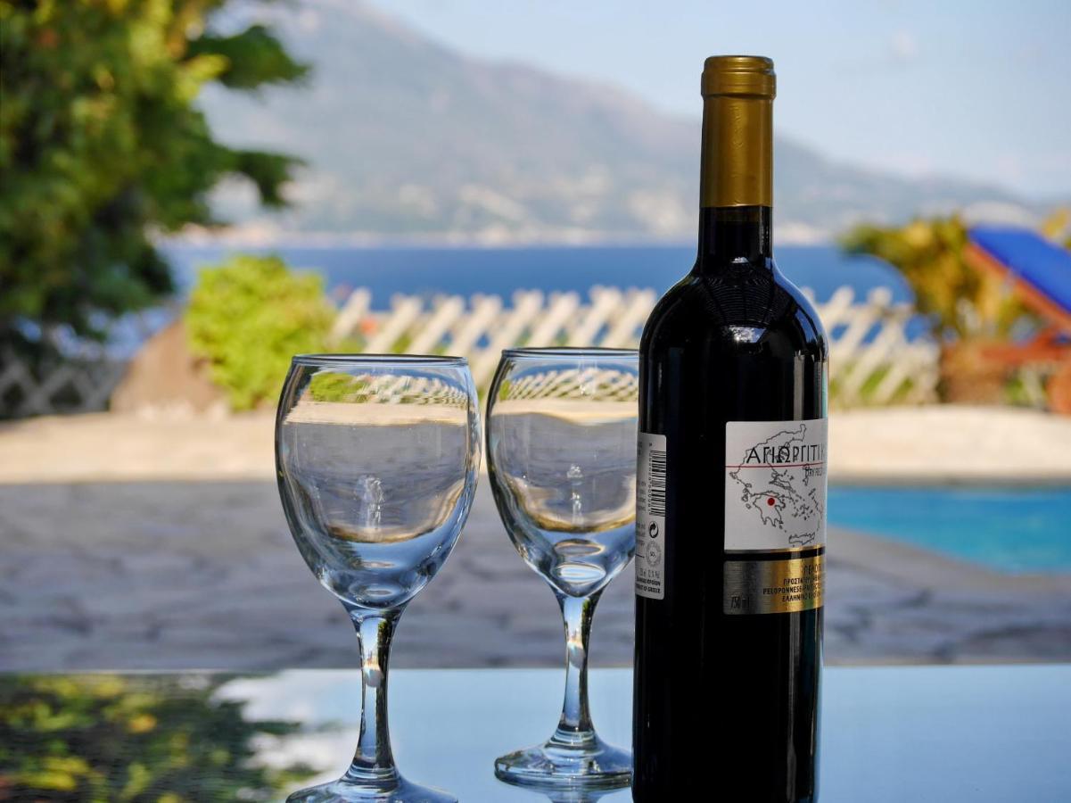 Villa Afroditi, Spartia, Kefalonia Livathos  Экстерьер фото