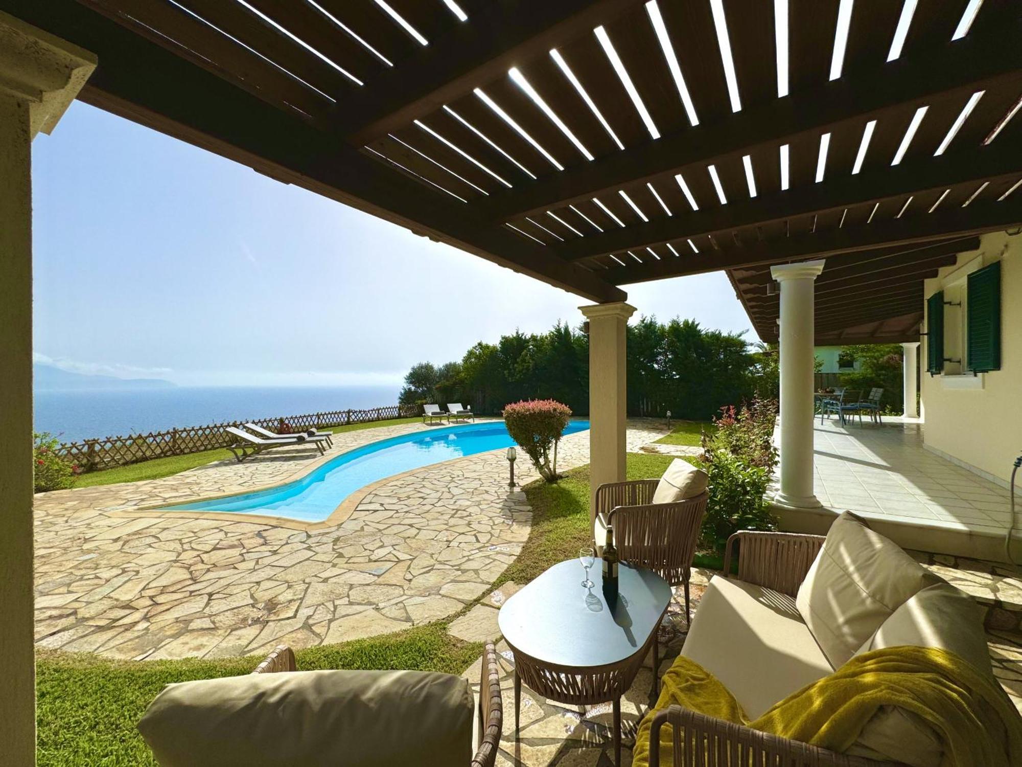 Villa Afroditi, Spartia, Kefalonia Livathos  Экстерьер фото