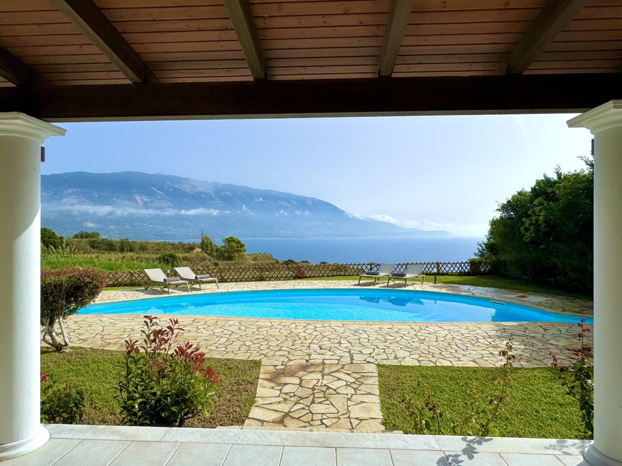 Villa Afroditi, Spartia, Kefalonia Livathos  Экстерьер фото